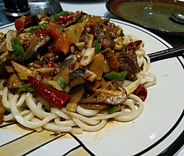 羊肉野蘑菇拌面的做法
