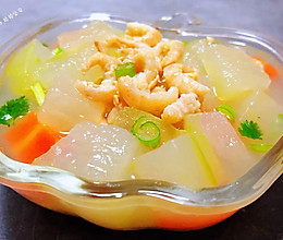 #好吃不上火#冬瓜虾米汤的做法