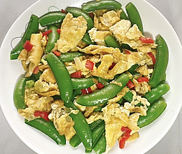 #感恩节为TA做顿饭# 甜豆炒鸡蛋的做法