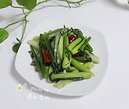 炒菜苔的做法