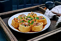 油豆腐酿肉糜#硬核家常菜#的做法