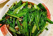 清炒油麦菜的做法