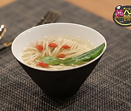 菊花豆腐汤——《茜你一顿饭》最美素斋的做法