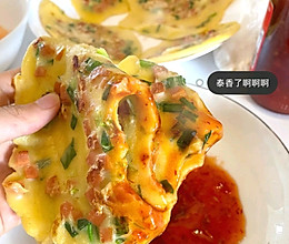 酱香饼家庭版——奶香鸡蛋饼的做法
