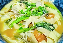 #立冬第一补#番茄平菇青菜汤面的做法