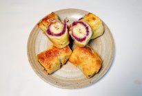 #福临门 福禄双全#香蕉紫薯吐司卷的做法