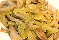 猪肚炒咸菜的做法