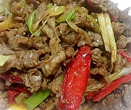 大葱孜然爆羊肉的做法