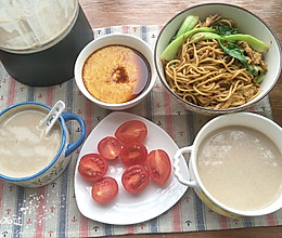 芡实栗子核桃米糊#美的早安豆浆机#的做法