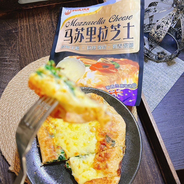 芝士菠菜烘蛋饼的做法