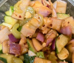 洋葱拌黄瓜减脂又美味的做法