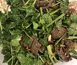 香菜牛肉的做法