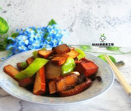 香干炒腊肉的做法