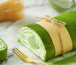 抹茶奶冻毛巾卷【曼食慢语】的做法