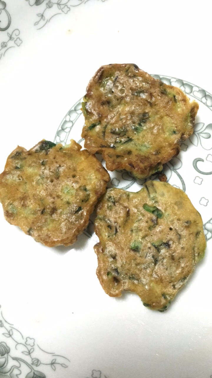 剩饺子馅小贴饼的做法