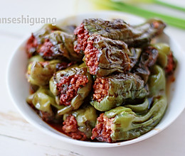 青椒塞肉的做法