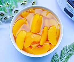 黄桃罐头的做法