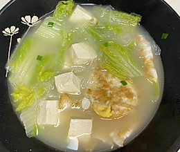 白菜粉丝豆腐汤的做法