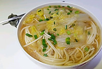 白菜面条的做法