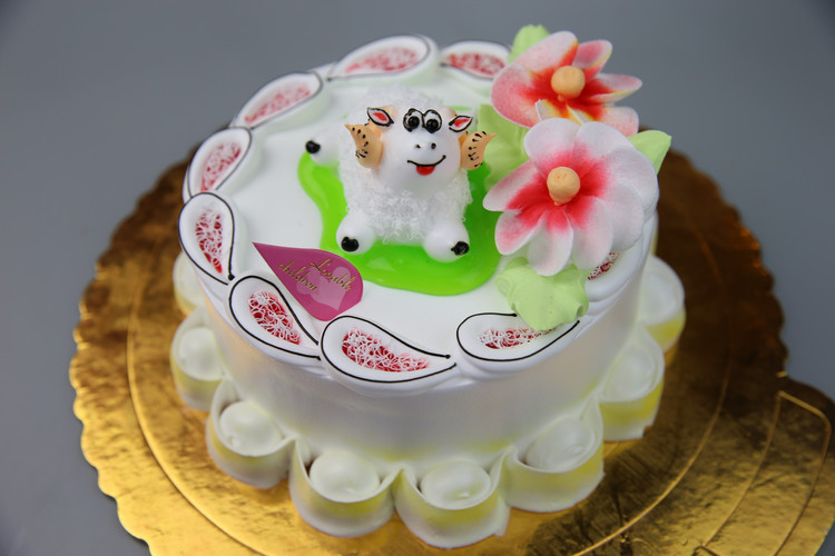 裱花师十二生肖技艺--卡通羊的做法