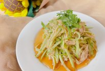 #解腻开胃就吃它#夏日必备凉拌菜黄瓜拌金针菇的做法