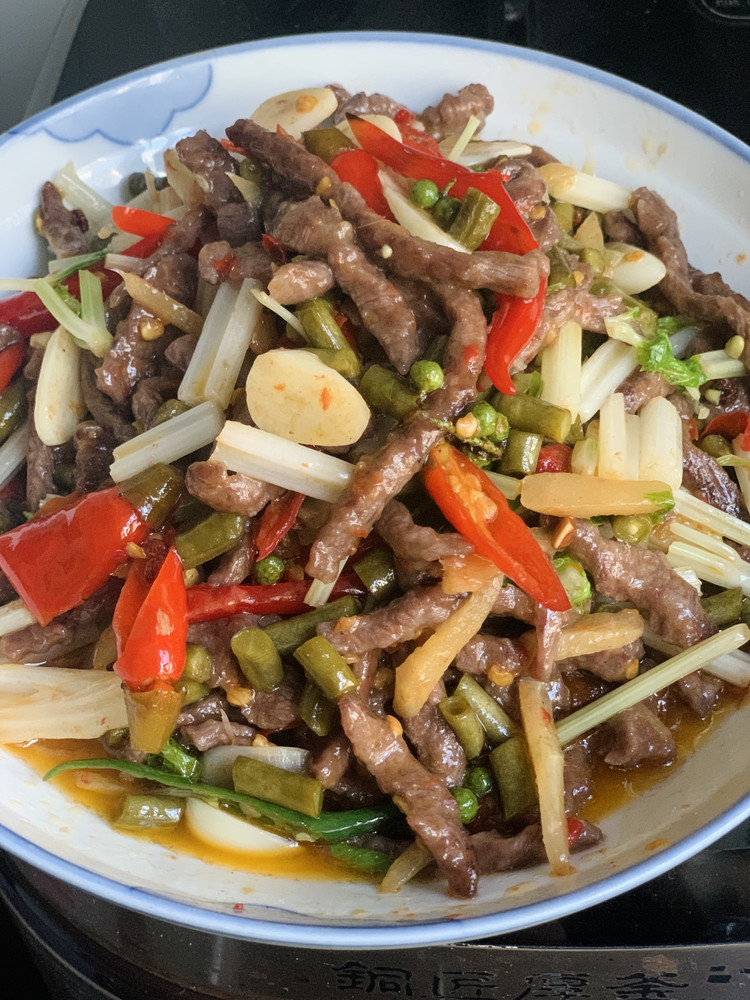 泡椒牛肉丝的做法