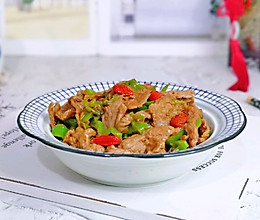 #钟于经典传统味#牛肉片炒青椒的做法