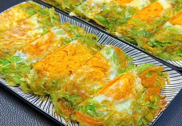 早餐饼(蔬菜鸡蛋饼)的做法