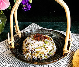 香椿干贝炒饭#美的女王节#的做法