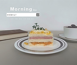 玉米芝士三明治的做法