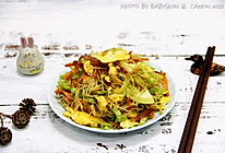 『顺*美食』快手早餐,三丝炒米粉的做法