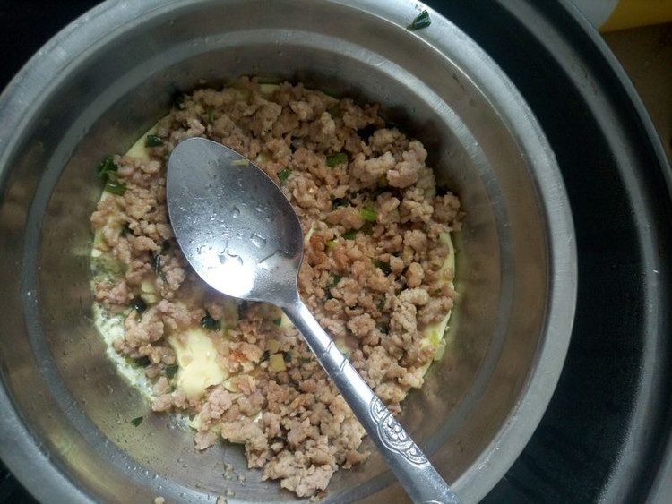 鸡蛋肉羹的做法