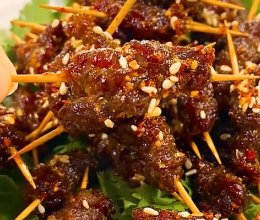 #牛气冲天#家庭版牙签牛肉｜简单易上手的做法