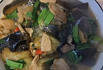 茄子烧肉的做法