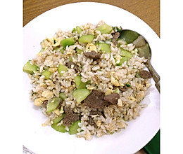 牛肉炒饭的做法