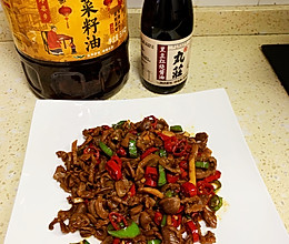 私房菜-辣椒炒鸡胗的做法
