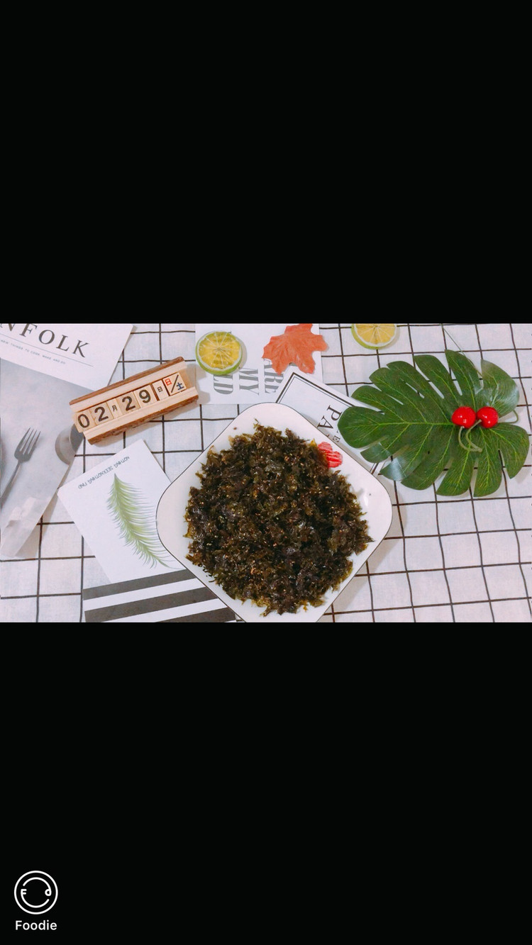紫菜变身海苔碎的做法