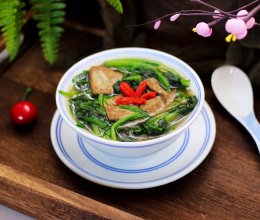 #春天肉菜这样吃#菠菜猪肝羹的做法