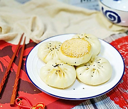 #醉于开拓新天地#清真羊肉西葫芦生煎馒头的做法