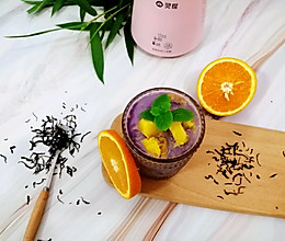 香橙黑枸杞奶茶的做法