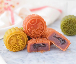 桃山皮流心月饼的做法