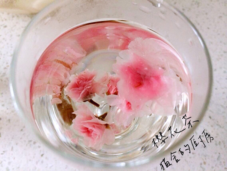 樱花茶的做法