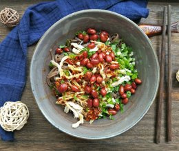 鸡丝荞麦凉面的做法