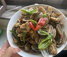 辣炒花蛤的做法