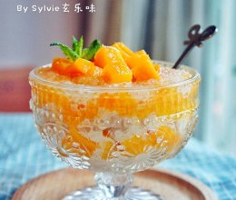 层层芒果杯的做法