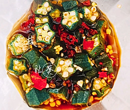 配菜系列—凉拌秋葵的做法