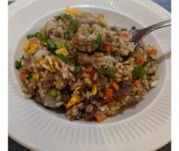 #解锁山姆牛肉的秘密#牛肉什锦炒饭的做法