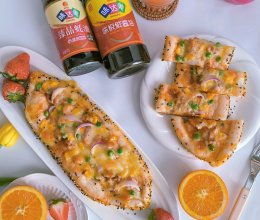 #味达美年味小馆#土耳其船型披萨的做法