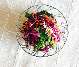 凉拌紫甘蓝的做法