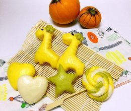 卡通果蔬小馒头的做法